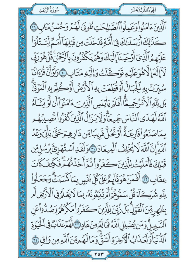 القرآن الكريم [ ص : 253 ]