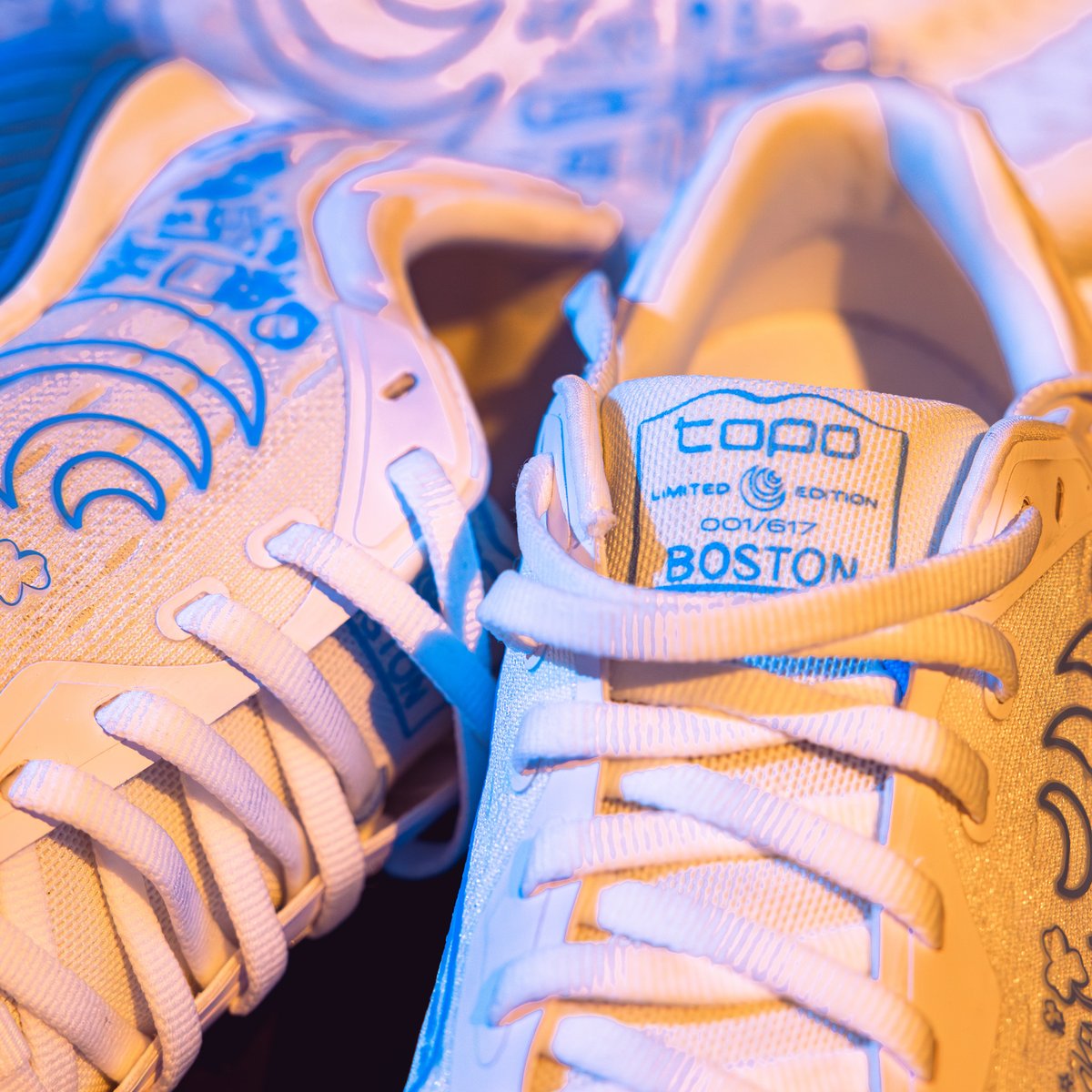 Only 617 pairs made, a subtle nod to Boston's most popular area code. Each one numbered to signify this limited-edition keepsake. Make your own history. Shop the 2024 Boston Atmos now. bit.ly/4bwwOJU