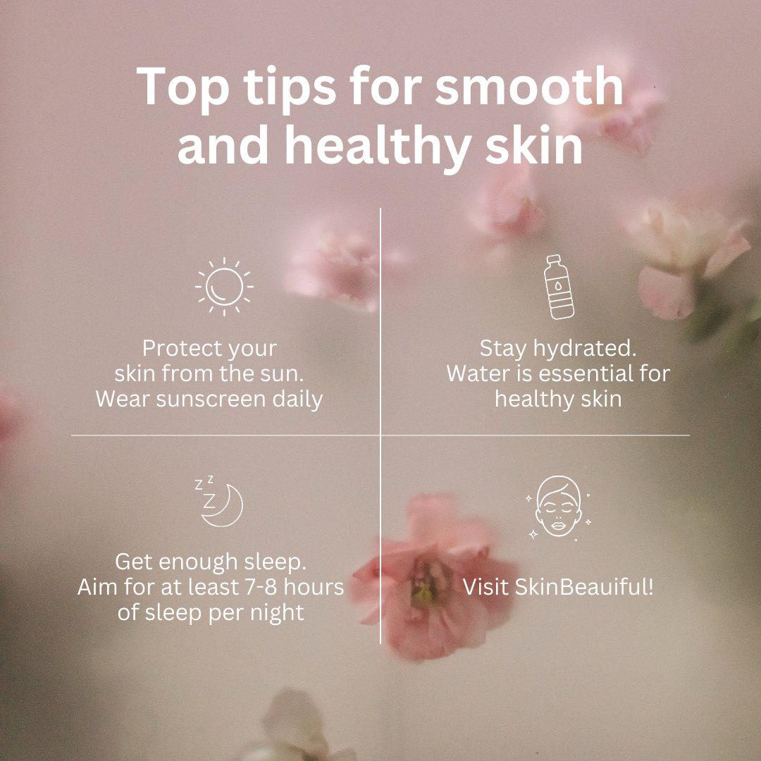 Tips for healthy skin!
-
#healthyskin #glowingskin #skincare #skincareroutine #medispa #skinbeautiful #beautifulskin