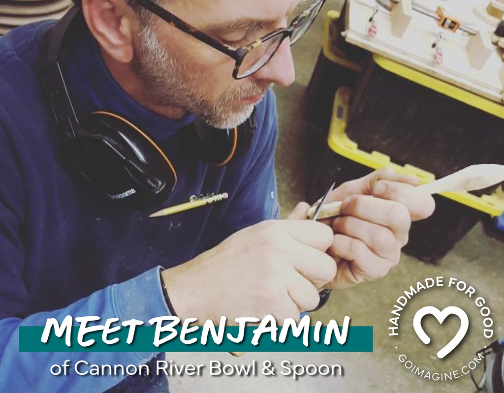 goimagine_life's tweet photo. Meet Benjamin, the "earth-loving, tree-hugging" wood artisan behind Cannon River Bowl & Spoon. Read more on the blog today! https://t.co/dzcVIJEo6e
#sustainableliving #handmade #woodworking #HandmadeForGood https://t.co/0lWm0qWc1I