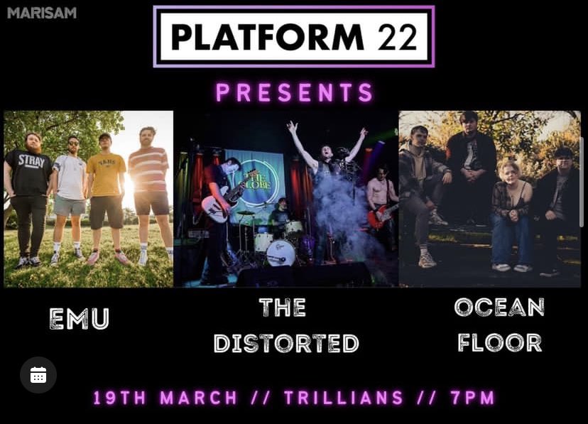 Newcastle, we are super excited to announce we are back! Stoked to be playing @trilliansrocks alongside <a href="/thedistorteduk/">The Distorted</a> and <a href="/oceannfloor/">OCEAN FLOOR</a> on Tuesday March 19th 🤘

Looking forward to seeing some familiar faces and hopefully meet some new ones 🍻