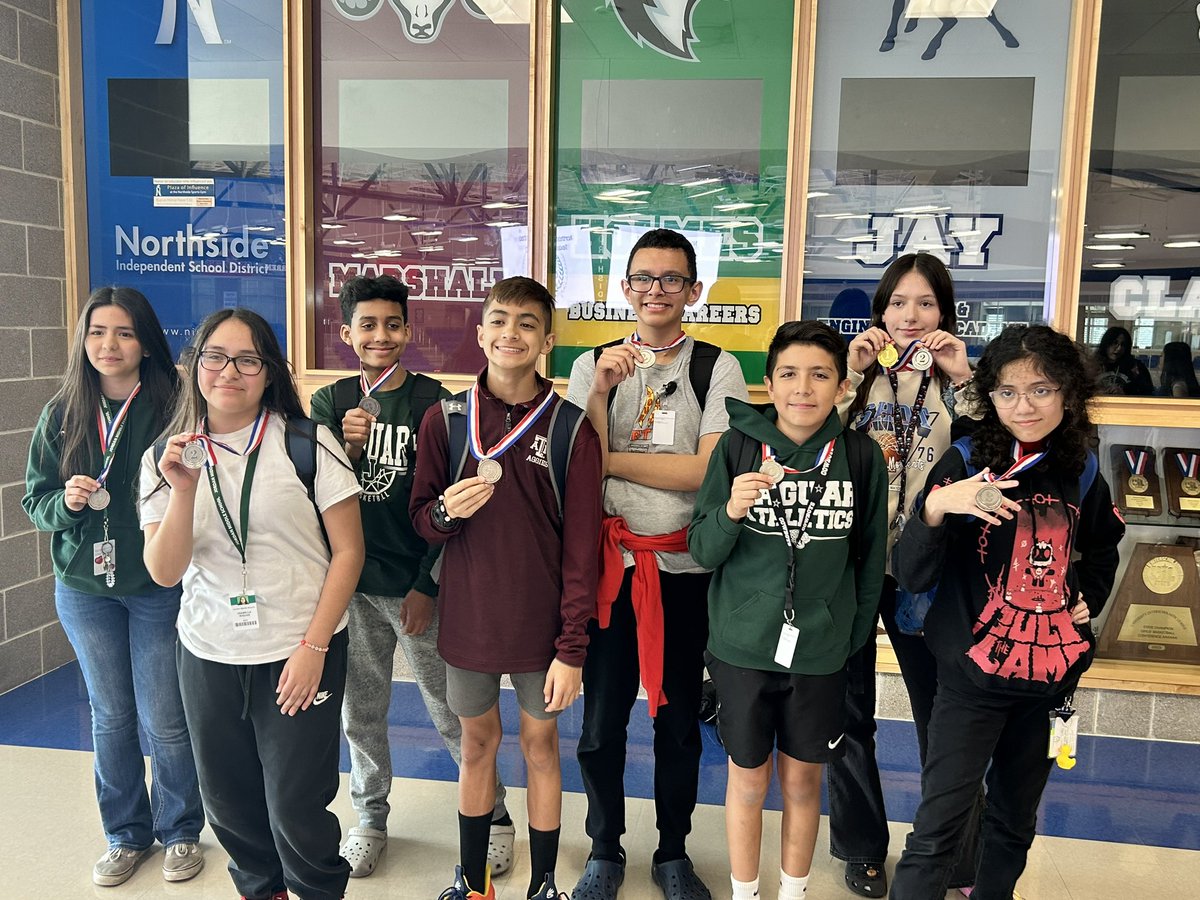 JordanNISD's tweet photo. Our 7th grade GT Jags did fabulous at the SpherOlympics! https://t.co/9iUAjmyEZP