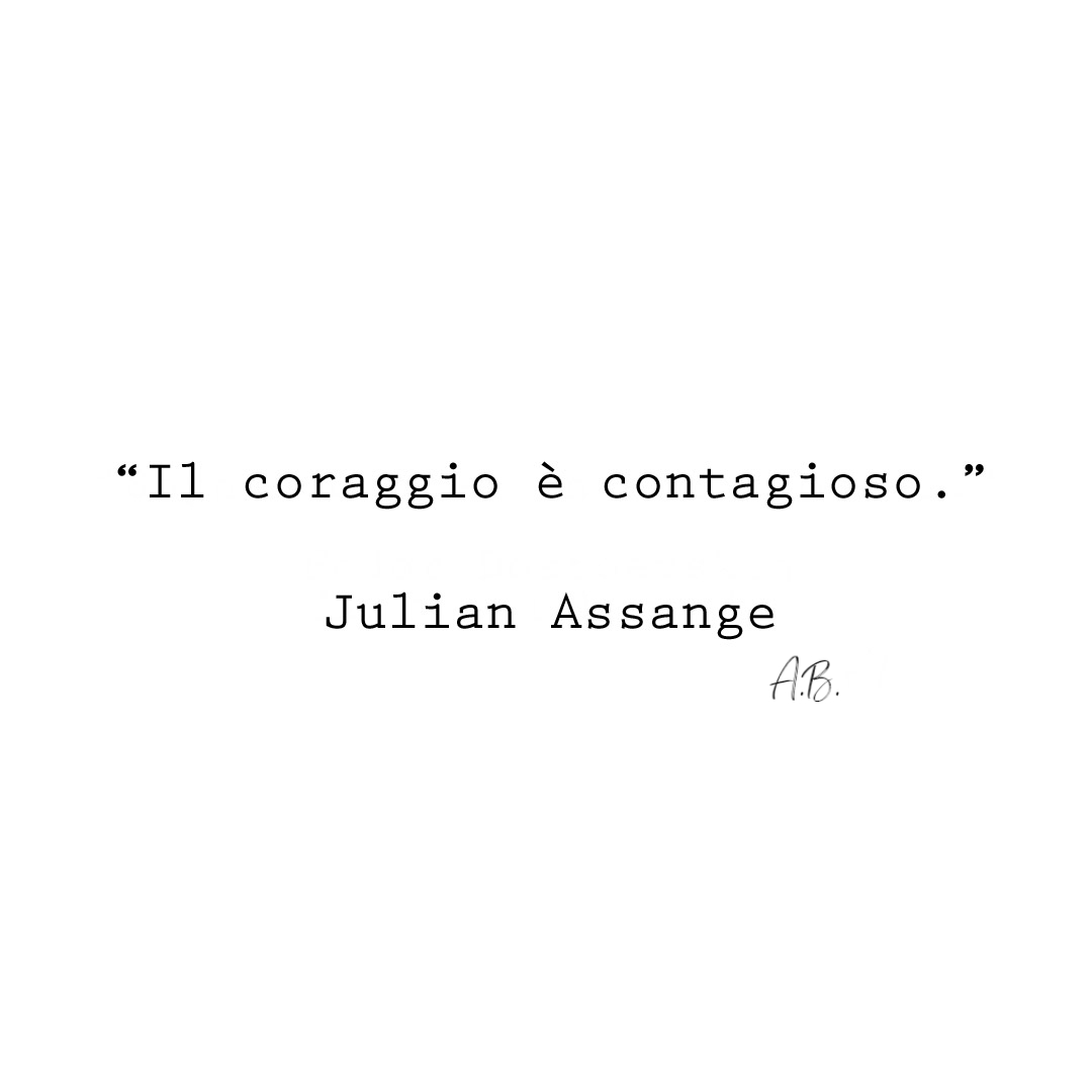AlessioK47's tweet photo. ⭐ "Il coraggio è contagioso."

Julian Assange

#JulianAssange #coraggio #FreeAssange https://t.co/IT5GAkUGUF