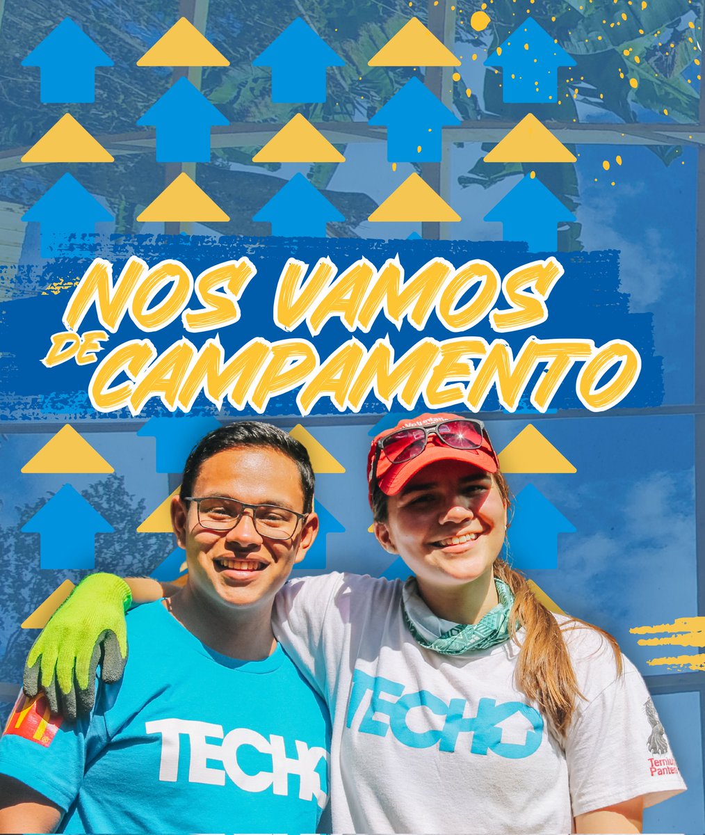 ¡Nos vamos de campamento este 27 y 28 de febrero en La Concepción, Palencia! Construiremos 20 viviendas progresivas con SCALL junto al voluntariado corporativo de @mcguate y TECHO. ¡Hombro a hombro, haremos posible el sueño de una vivienda más digna!  🏠💙💛