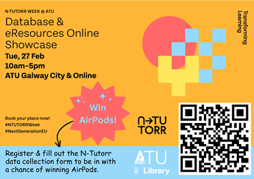 Looking forward to hosting this #ATU #ntutorrweek event tomorrow - atlantictu.libcal.com/event/4175003. 
It's going to be a busy day! 
There's still time to register... & win Apple AirPods🙌
#ATULibrary #ATUHere4U #LibraryLife