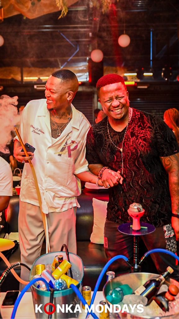 DJFreshSA's tweet photo. CAPTION THIS: 

Foundation meets The Roof The Roof The Roof is on fire ….. 🔥 🔥🔥🔥🚒

#KonkaMusicMondays https://t.co/K2w0cvutdU