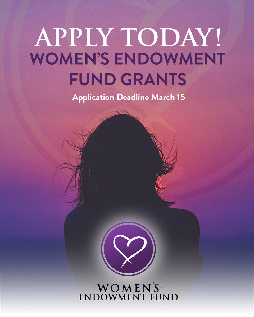 Each year, the Women's Endowment Fund provides support to organizations and programs focused on enriching the lives of women and girls.
The deadline to apply for WEF Grants is March 15.
shorturl.at/wVY24

#JewishFoundation #WomensEndowment #Women #Endowment