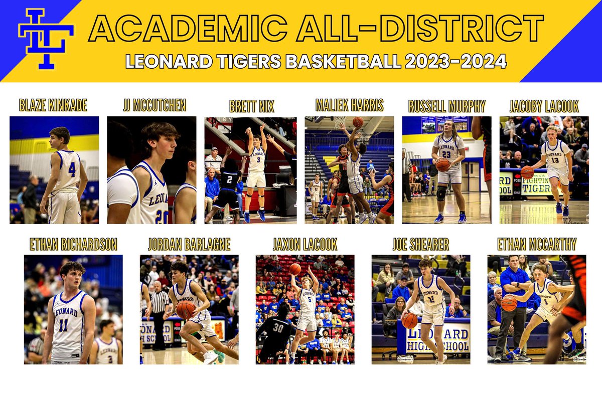 Always special to see your entire varsity on the academic list!
