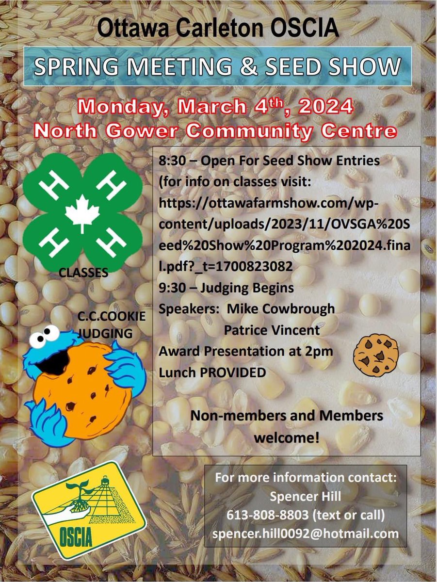 Make sure your samples are ready for next Monday morning! Have some great presentations lined up. If you need help getting your sample there for judging reach out to myself or other directors!