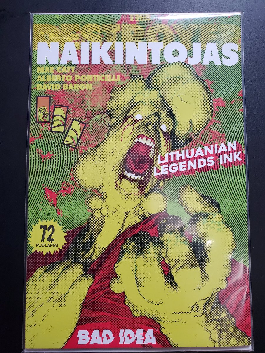 GTFComicSlabs's tweet photo. Awesome mail call from @badideahello Destroyer! Lithuania Legends Ink edition https://t.co/dczWoZzsof