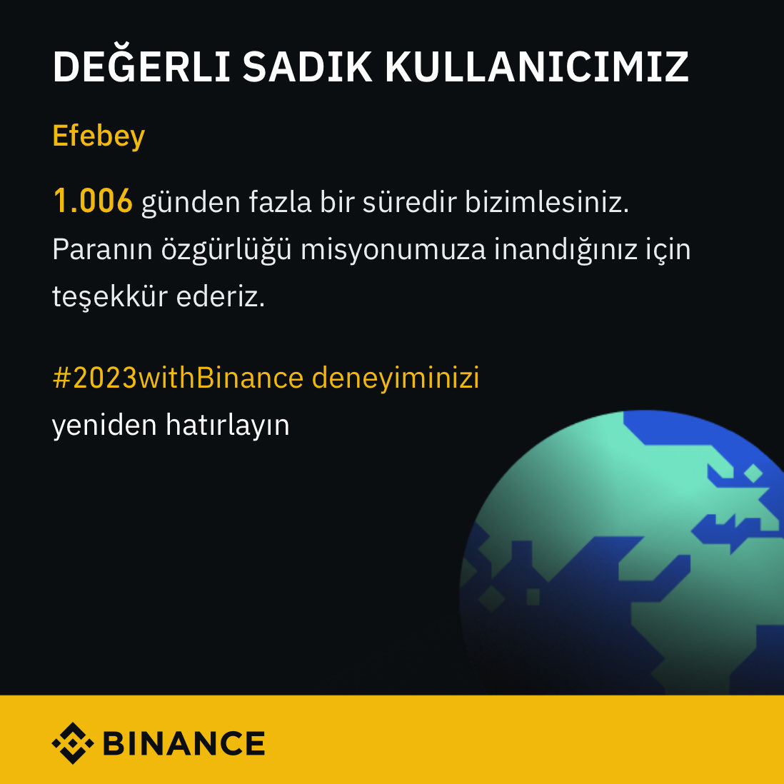 Kripto Yolculuğunuza Binance'le Başlayın! Hesaplarını doğrulayan yeni kullanıcılar 100 USDT ödül alıyor!