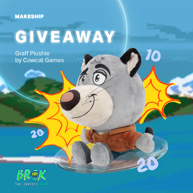 COWCATGames's tweet photo. 📣 PLUSHIE GIVEAWAY 📣
Before the launch of the pre-orders...
Win one of 2 Graff Plushies!

To enter: 
🐊 Follow @Makeship and @COWCATGames
🐊 Retweet this post

Giveaway ends February 28th. Good luck! https://t.co/ORH5Jb1041