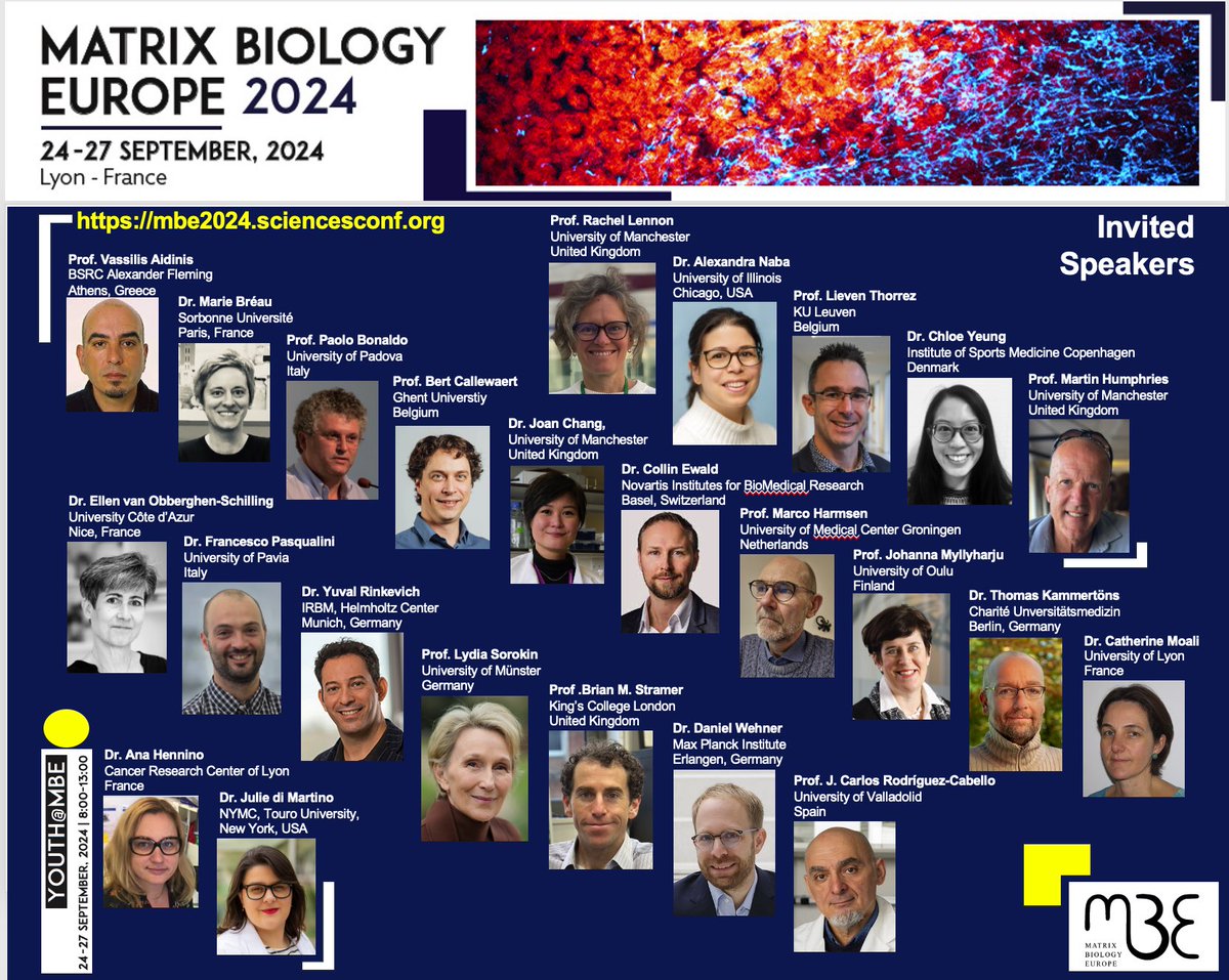 🥁Meet the Invited Speakers at #MBE2024🥁 + numerous short talks available + an entire session - ECM breakthrough - with all talks selected from abstracts + a beautiful city to visit - So, don’t wait: Register and submit abstracts now!  👉🏼mbe2024.sciencesconf.org