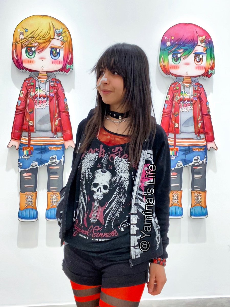 YaminaHsaini's tweet photo. Mercredi 21 février 2024: J’ai été à une petite expo gratuite sur Paris d’un artiste japonais, c’était jolie, voici quelques photos~
#japanstyle #manga #anime #paris #galerieperrotin #mikuhatsune #japanstreetstyle #AlternativeRock https://t.co/PKhTWPzNdz