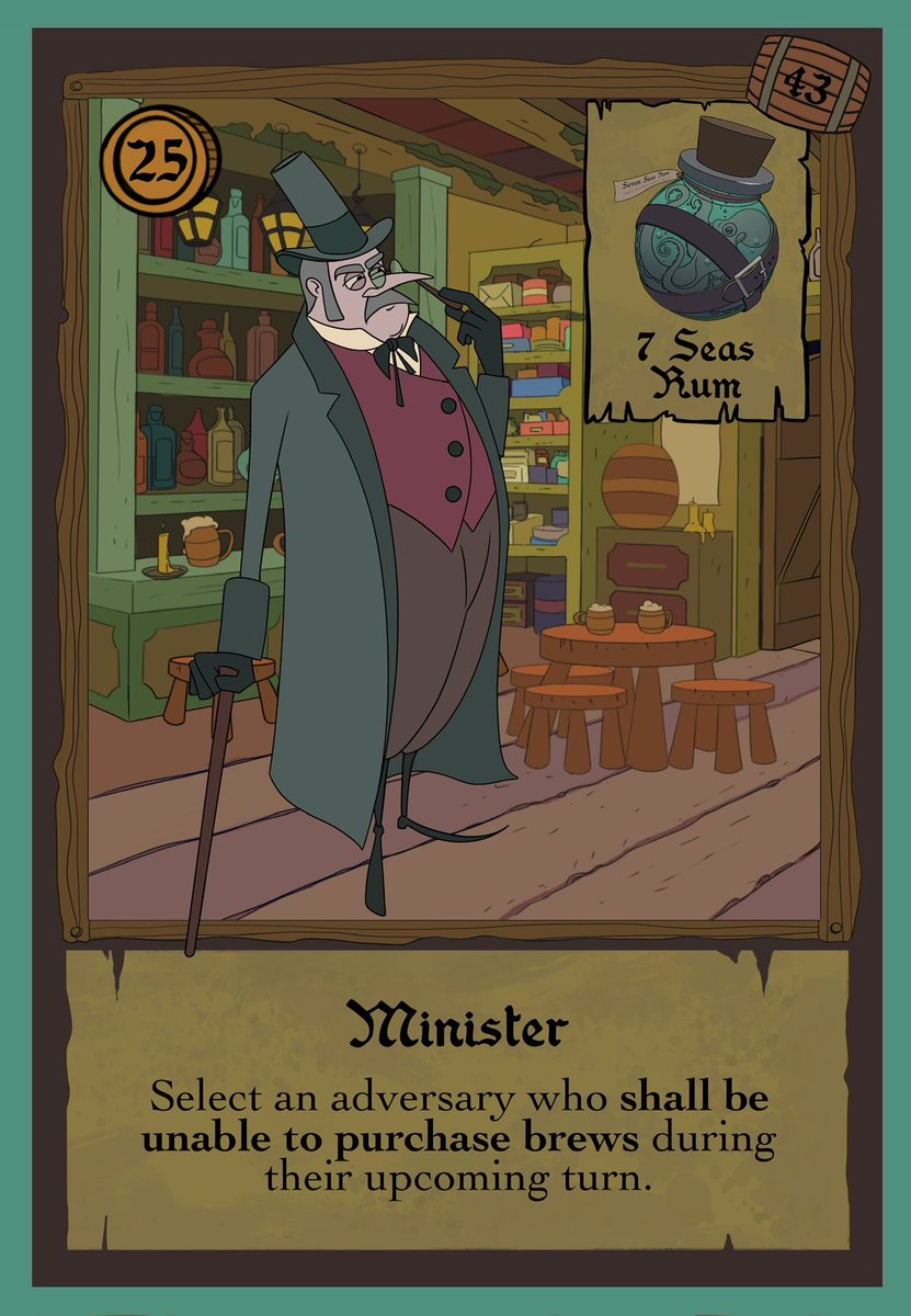 Which customer would you choose to visit your tavern?
.
.
.
#spellsandbrews #boardgames #boardgame #boardgamecard #gamecard #tabletopgame