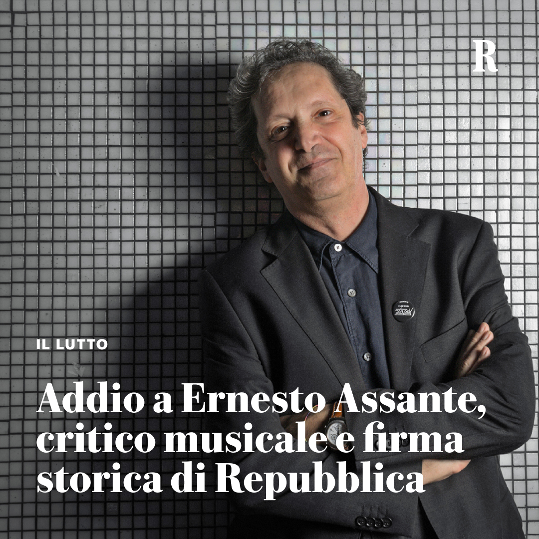 Aveva compiuto 66 anni da pochi giorni Ernesto Assante, il 12 febbraio. Ci ha lasciati troppo presto, dopo un malore nella serata di ieri, un ictus.
L'articolo su Repubblica larep.it/3P2iSxF