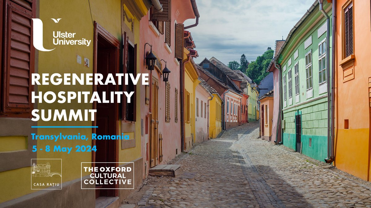 📢 Calling international hospitality leaders in industry &amp; education.
🌎 Join us to explore why our industry is well-placed to lead systemic change to ensure the natural environment, people &amp; places can thrive. 
📅5th - 8th May
🌐Transylvania 
🔗Book now: oxfordculturalcollective.com/news/regenerat…