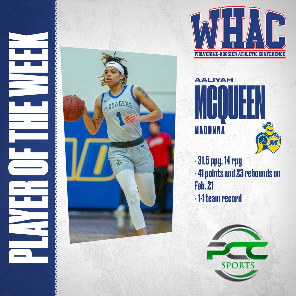 Congratulations to our final Basketball Player of the Week award winners this season!