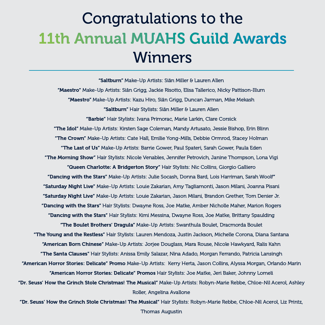 Last week, First Entertainment Credit Union sponsored the 11th Annual <a href="/MUAHSawards/">The MUAHS Awards</a> Gala at The Beverly Hilton Hotel, celebrating talents across film, TV, commercials, and theater. Congratulations to all nominees and winners! 🥂 🎉