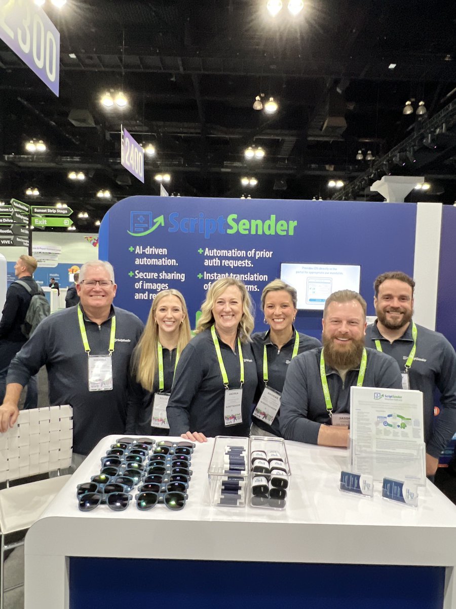 ScriptSender's tweet image. We&apos;re LIVE with ViVE! 

Be sure to come by Booth 2220 to see us in action. We&apos;re so excited to be a part of this awesome event alongside our fellow digital health decision-makers! 

Come see everything ScriptSender can do! #ViVe2024 #IntegrationMadeEasy