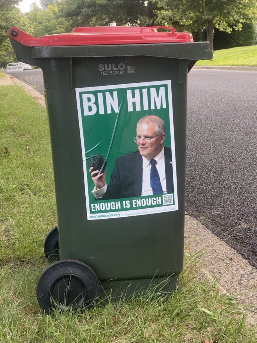 Today. When the trash takes itself out. #auspol