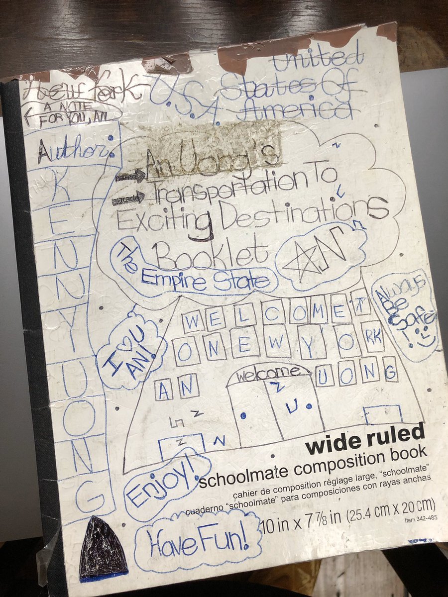 _KennyUong_'s tweet photo. When I was 12, I created a public transit guide for my older sister who attended college outside of NYC! I advised her about not taking the Bee-Line bus from campus because of how terrible the headways are. Love how I included a map of the area surrounding the school! 🚌🤓🗺️ https://t.co/2cRm0ESvWJ
