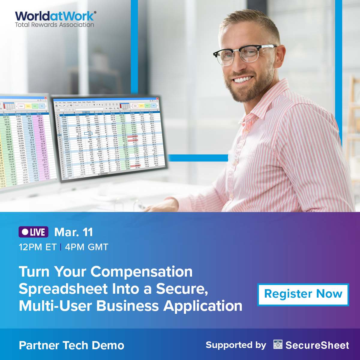 Streamline your #compensation process! Take advantage of this @securesheet  demo on transforming spreadsheets into powerful apps. Sign up now: bit.ly/3OehQy7 #HRManagement #TechSavvy