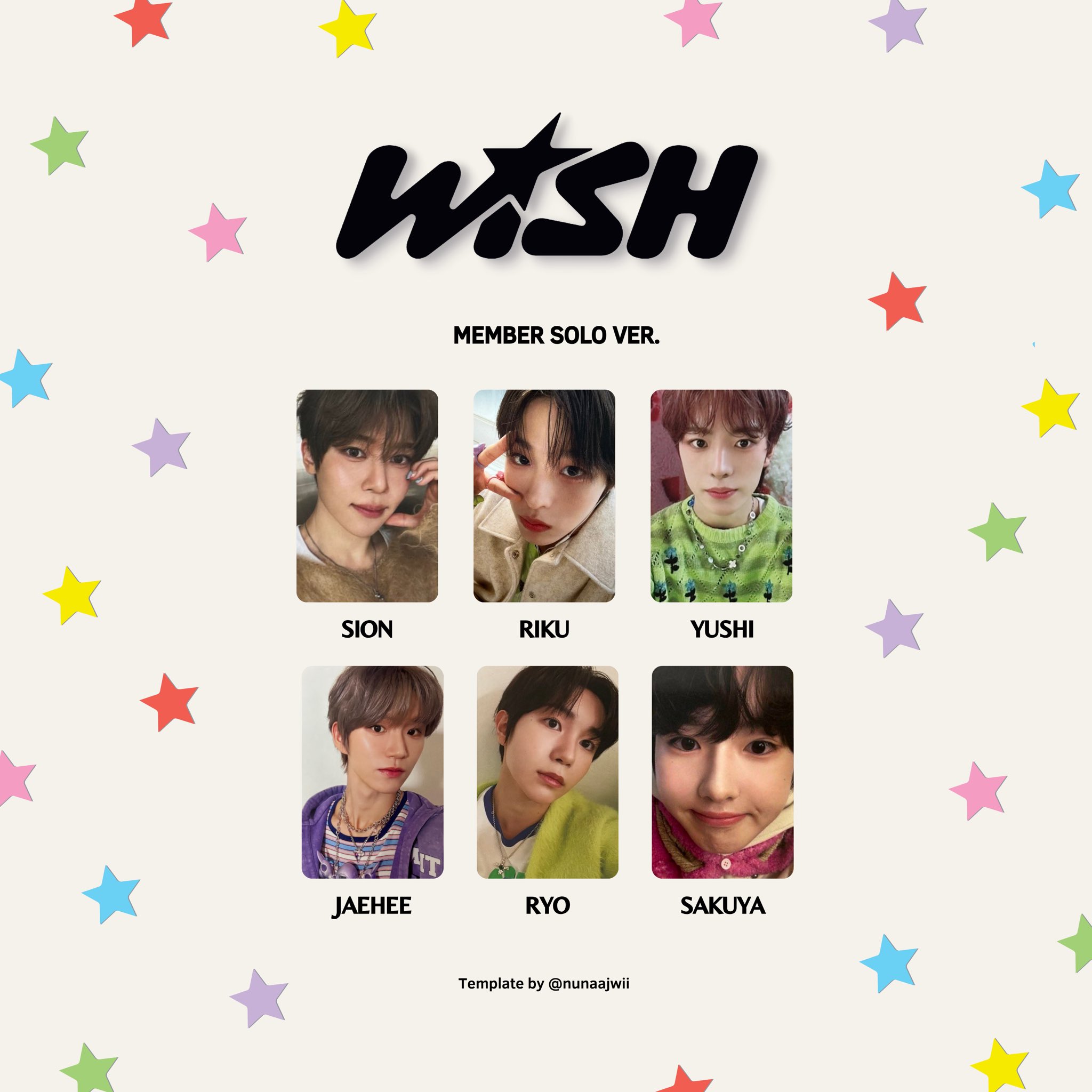 NCT WISH NCTWISH Ryo Sakuya Unit Trading Card Set | eBay