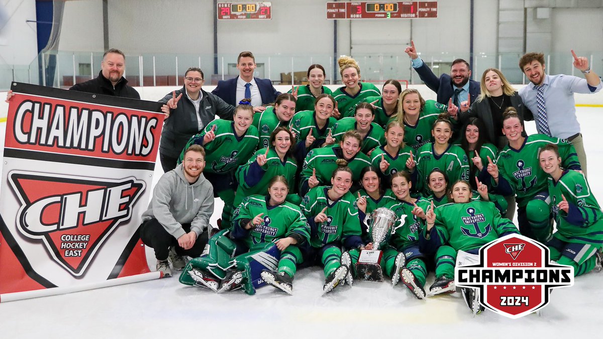 The Mercyhurst Lakers: 2024 CHE Champions (No, it hasn’t gotten old yet) 🏆⚓️☘️ #HurstTogether
