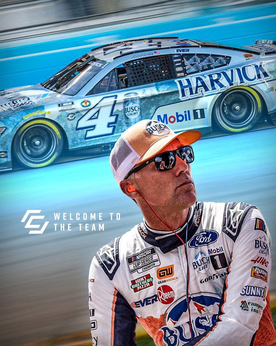 CONVRGMedia's tweet photo. Weโre excited to welcome @KevinHarvick to our growing athlete roster, and expand our relationship with @KHIManagement ๐ค
#CONVRGMedia #NASCAR https://t.co/JteULTsxpI