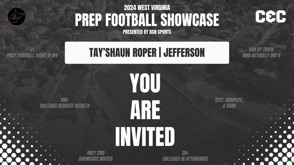 Thank you @CoalfieldsCo for the invite! I can’t wait to be there and show my talent! @PrepRedzoneWV