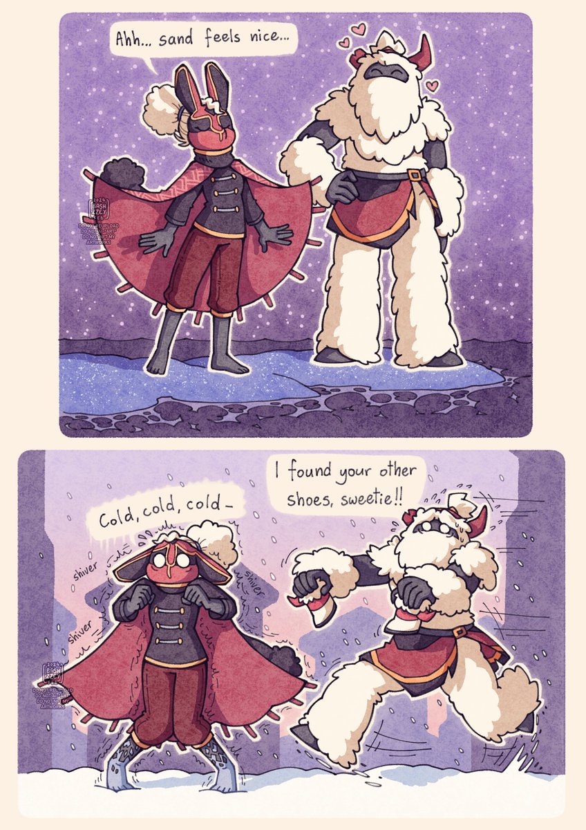 deltabyss's tweet photo. Who stole their shoes!! Dont let them have frozen legs!!

Yeah, since TGC updated Postman's outfit to have separate shoes now, Postman's spirit is now wandering barefoot <XD

#skycotl #SkyChildrenOfTheLight #thatskygame https://t.co/A7eIDj6Lmf