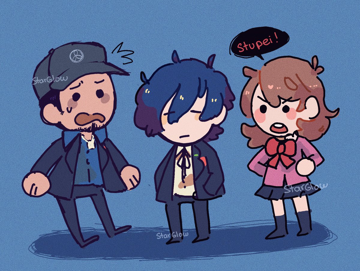 岳羽ゆかり ,有里湊 ,有里湊 「I've been playing persona#persona3 #p3r 」|StarGlow🌻@ LAYTON IS BACK☕のイラスト