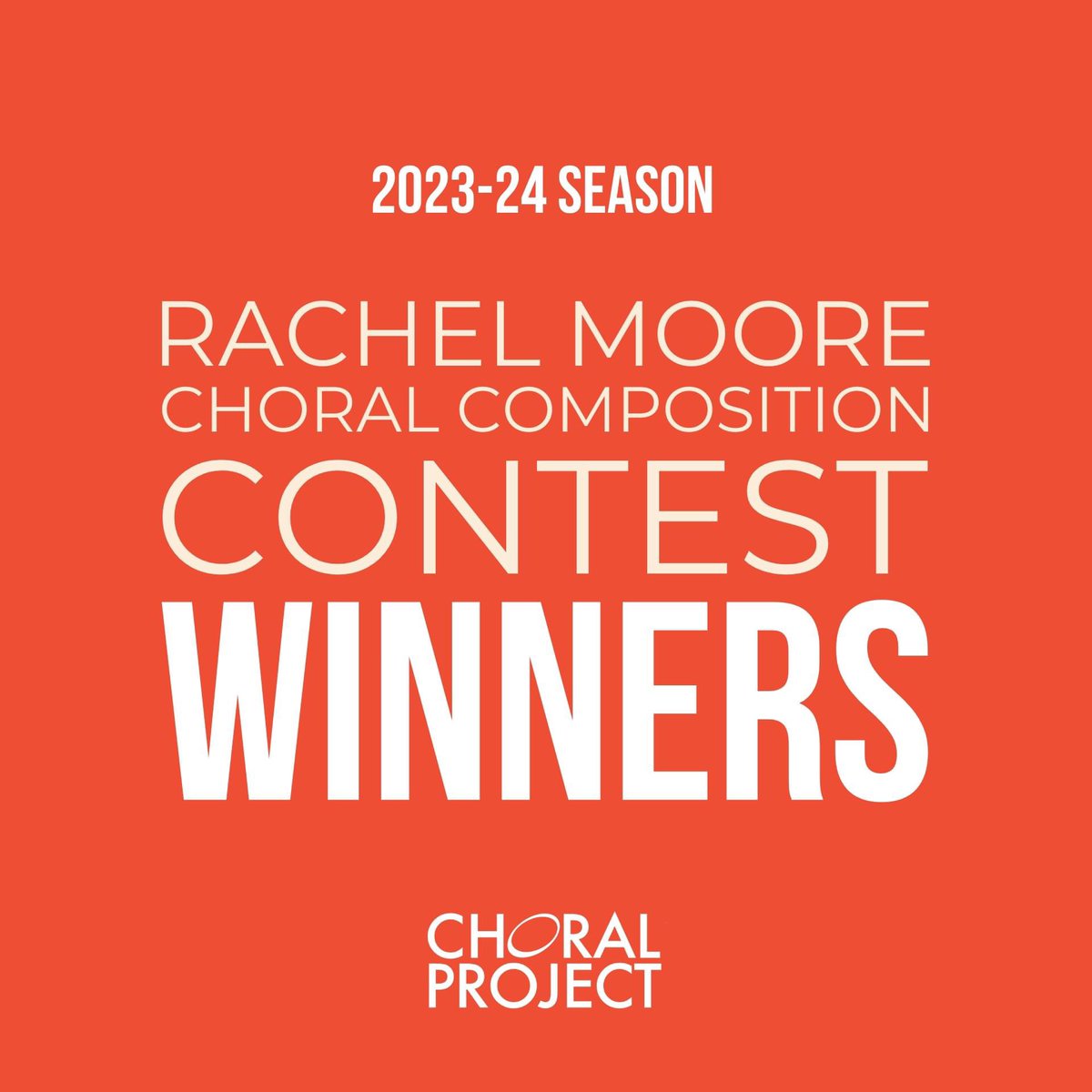 ChoralProject's tweet photo. Congrats to the winners of this season's 𝗥𝗮𝗰𝗵𝗲𝗹 𝗠𝗼𝗼𝗿𝗲 𝗖𝗵𝗼𝗿𝗮𝗹 𝗖𝗼𝗺𝗽𝗼𝘀𝗶𝘁𝗶𝗼𝗻 𝗖𝗼𝗻𝘁𝗲𝘀𝘁! Join us in giving everyone who submitted work a round of applause, with a special nod to our well-deserving winners who are listed at https://t.co/SsNyCeyfzz. https://t.co/8xUxZfBWeq