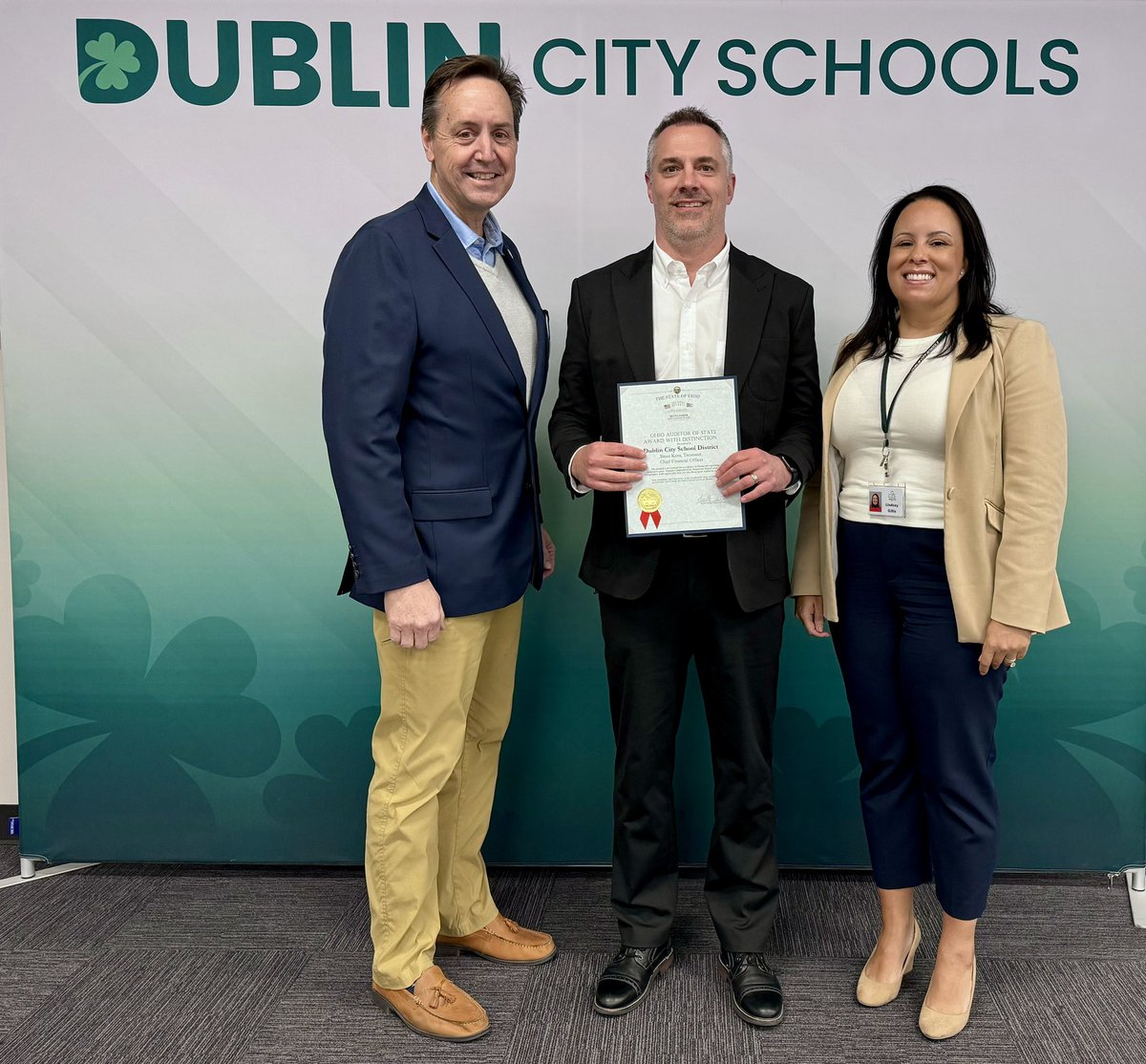 We are thrilled to congratulate Brian Kern, our esteemed Chief Financial Officer, for being awarded the prestigious Ohio Auditor of State Award with Distinction! 🌟

DCS underwent a complete financial audit that showed we meet all the criteria that render a "clean" audit report.