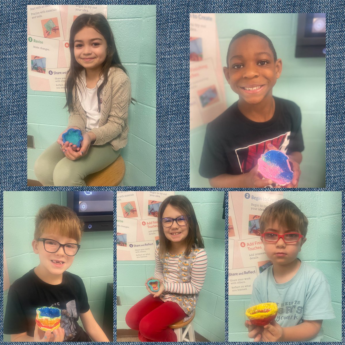 CastleHeights2's tweet photo. So proud of our 2nd graders and their clay bowls made in Art class. Thank you Mrs. Amelunke for introducing clay. They look great! #CHknights #CHrocks #ArtClass https://t.co/lNOphK9o6j