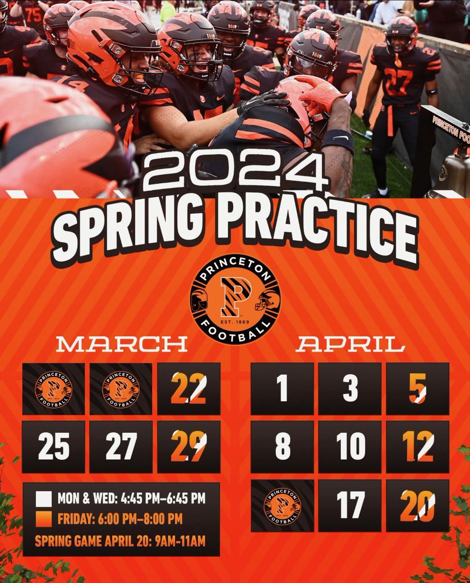 Thanks @andrew_bertz and @PrincetonFTBL for the Junior Day Invite and Spring Practice info. @CoachBobSurace @SVerbit @CoachRosenbaum @Coach_Flinn @CoachSibel @CoachJMNichols @EDGYTIM @PrepRedzoneIL @AllenTrieu