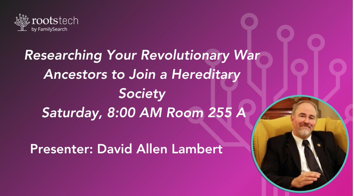 DLGenealogist's tweet image. I am presenting four talks at #RootsTech this week! Here are the details (in-person only). If you&apos;re #NotatRootsTech, you can download my handouts from the web site or mobile app. @RootsTechConf 2024