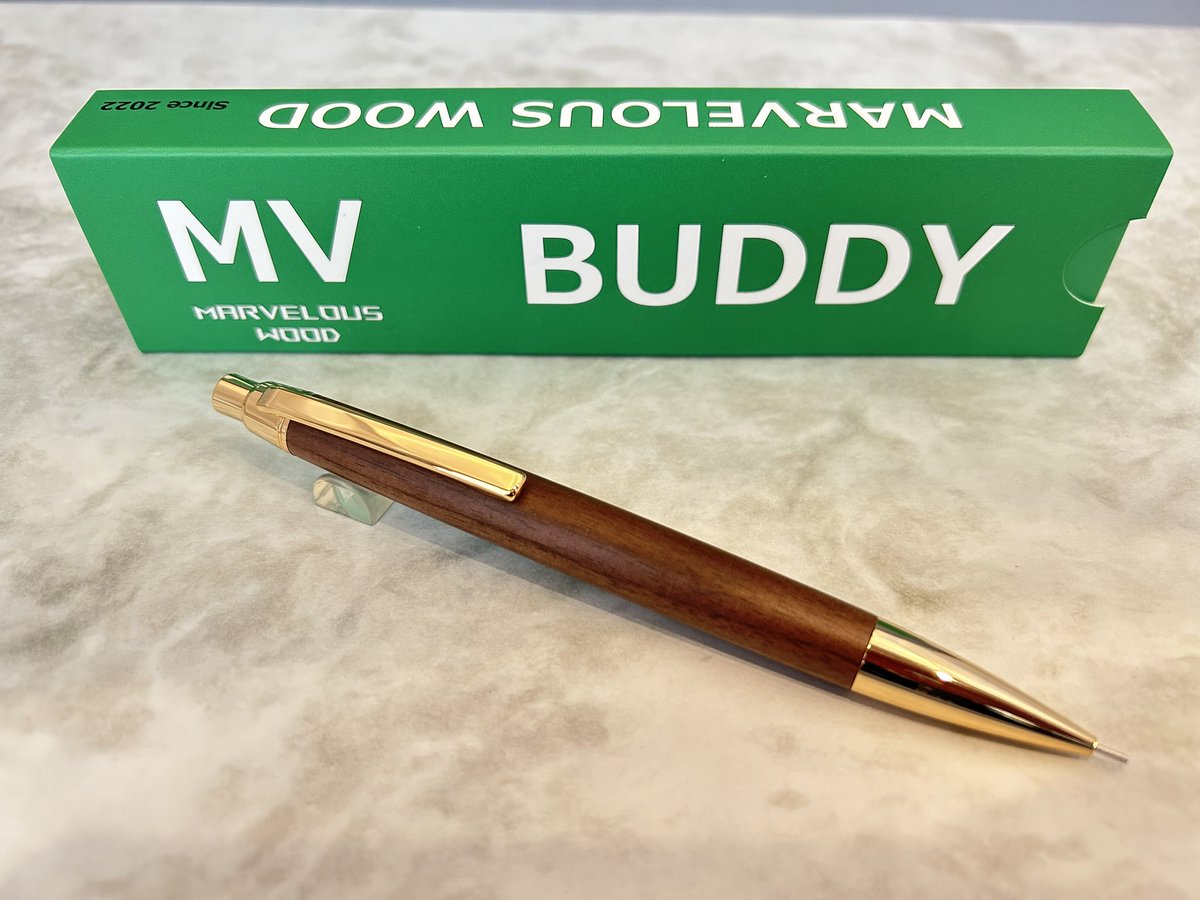 マーベラスウッド【バディ】 木軸シャープペンをBASE通販に出品しま