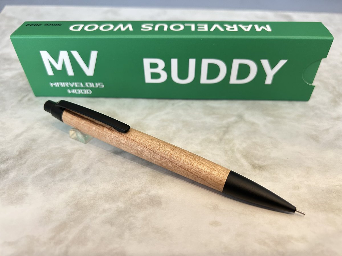 【新品未使用】マーベラスウッド バディ シャーペン まとめ売り マーベラスウッド【バディ】 木軸シャープペンをBASE通販に出品しま