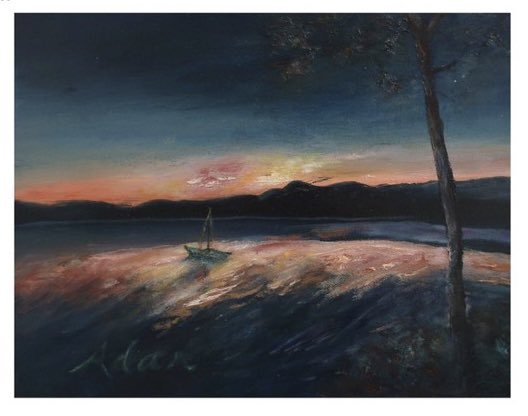 FelipeAdanLerma's tweet image. Malletts Bay Mt Mansfield Sunrise #Vermont 2018
- Adan -

saatchiart.com/art/Painting-M… @saatchi_gallery @SaatchiArt @FelipeAdanLerma #twilight #MtMansfield #OilPainting