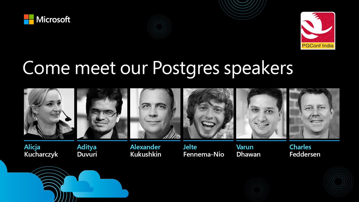 Will you be at 🐘 #PGConfIndia this week in Bengaluru?  Stop by the <a href="/Microsoft/">Microsoft</a> booth to meet some of our Postgres team &amp; grab some free swag🧦

Microsoft is proud to be a Diamond 💎sponsor.