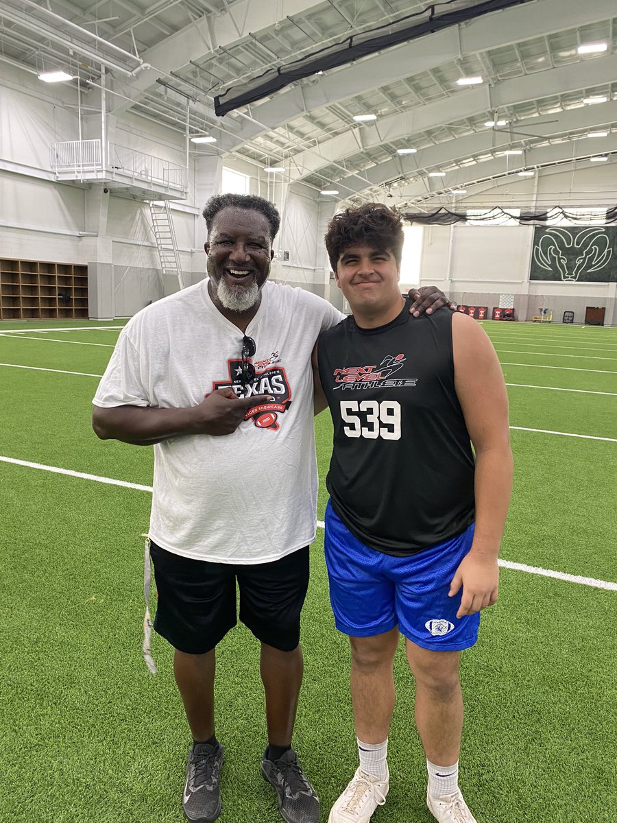 Thank you <a href="/NextLevelD1/">Next Level Athlete</a> for inviting me out to Dallas and thanks to coach Mack!! <a href="/score4you/">Score Athletics</a> <a href="/LLionsFootball/">Leander Lions FB</a> <a href="/CoachKingLHS/">Ryan King</a> <a href="/GrantBrittonLHS/">Grant Britton</a>
