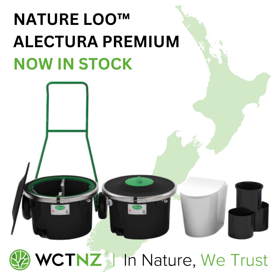 The latest and greatest in low-profile composting toilets, the Nature Loo Alectura Premium is here! Available for shipping throughout New Zealand, grab yours here: wctnz.co.nz/nature-loo-ale…

#wctnz #natureloo #offgridnz #compostingtoilet