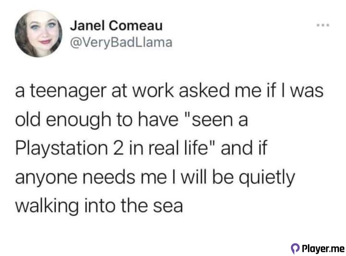 playerdotme's tweet photo. We're old
Spot latest games news on https://t.co/zV1G3RctVs
#pcgaming #mobilegaming #mobilegames #gaming #gamingcommunity #gamingnews #playerme #gamesmemes #xbox #playstation #memes #game #videogames #videogamesmemes https://t.co/gefeU6bPXf