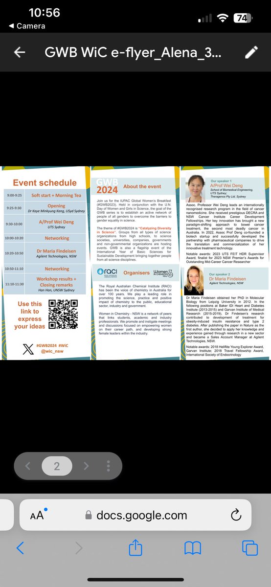 Amy_Fu_2022's tweet image. Wonderful event of Global Women Breakfast in the Sibyl Center at University of Sydney this morning!