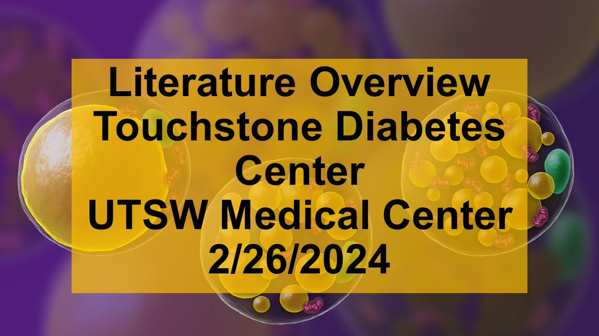 Touchstone Diabetes Center group meeting 2/26/24 Link for full presentation touchstonelabs.org/wp-content/upl…