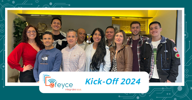 EfeyceCol's tweet photo. En el Kick-Off 2024 de Efeyce celebramos nuestros éxitos del 2023 y nos preparamos para los nuevos retos que nos esperan. 💼 Con un enfoque en la actualización constante, nos dedicamos a proteger la información vital de cada organización. 🛡️ #somosefeyce #ciberseguridad https://t.co/czCSbbGrdy