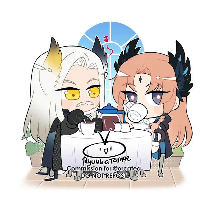 Ko-fi chibi commission done for  ! Thank you for commissioning me#Arknights 