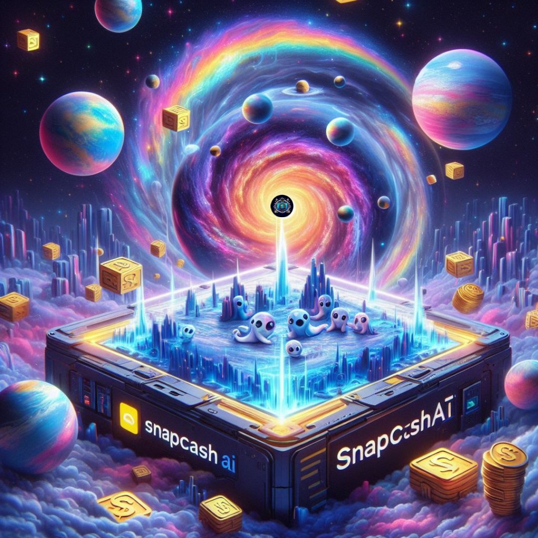 SnapCashAi's tweet photo. 🌌 Immerse yourself in the cosmos of NFT creativity! SnapCash AI's NFT marketplace is where each digital creation becomes a unique universe. 🚀💫
 #NFTGalaxy #SnapCashAINFTs https://t.co/meNkXAl5Qv